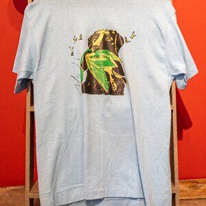Vintage Black Labrador Retriever with Mallard Duck T-Shirt, Duck Hunting